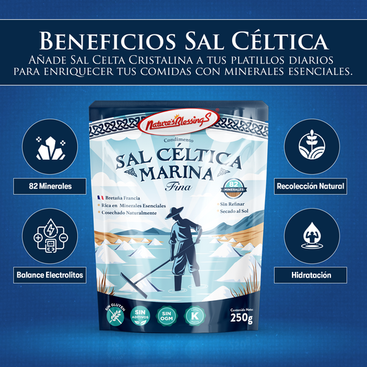 Sal Céltica Marina Fina de Bretaña 250g
