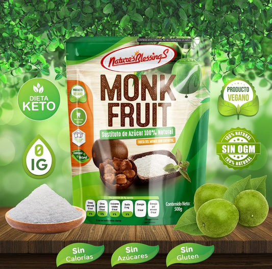 Azúcar de Fruta de Monje Monk Sugar 500g Blanca