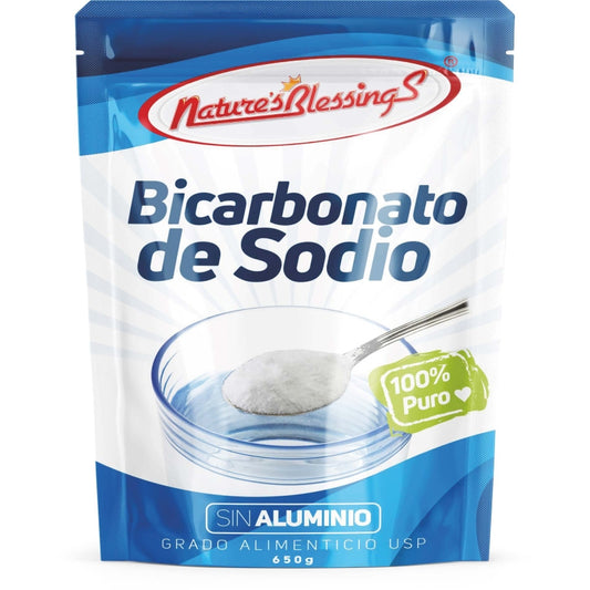 Bicarbonato de Sodio Puro 600g USP Sin Aluminio