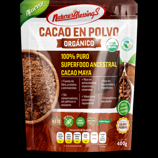 Cacao en polvo  Organico 350g