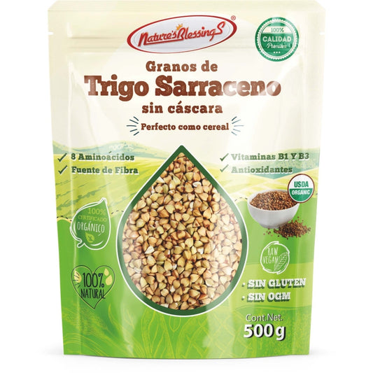 Granos de Trigo Sarraceno/Alforfón Orgánico 500g