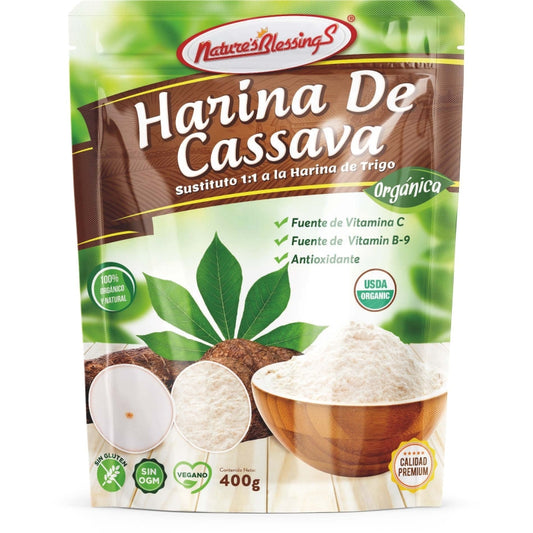 Harina Cassava Orgánica 400g