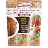 Mezcla de 7 Hongos Adaptógenos Orgánicos extracto en polvo 100g