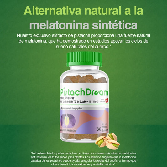 Gomitas Nutracéuticas Funcionales con Extracto Pistache para un Sueño Profundo