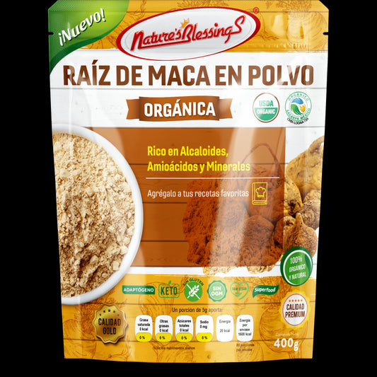 Raíz de Maca Orgànico Gold en polvo 400g