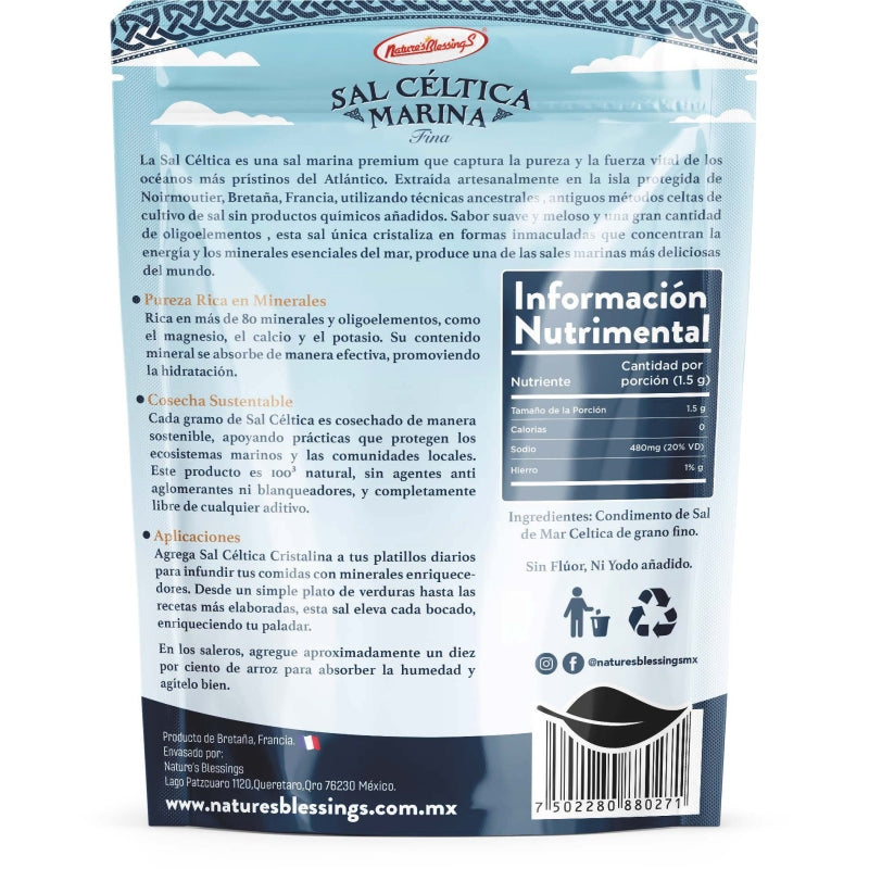 Sal Céltica Marina Fina de Bretaña 250g