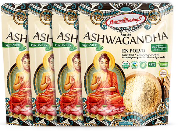 Raíz de Ashwagandha en Polvo Orgánica 200g