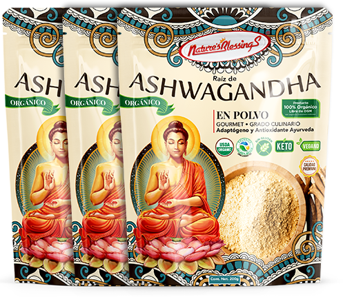 Raíz de Ashwagandha en Polvo Orgánica 200g