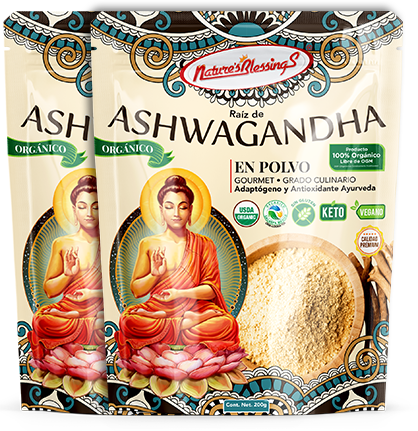Raíz de Ashwagandha en Polvo Orgánica 200g