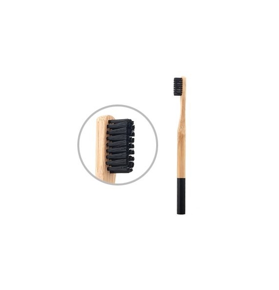 Cepillo de dientes de bambu con carbon activado