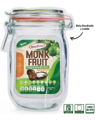 Azúcar de Fruta del Monje, Monk Sugar, endulzante de fruto del monje, Fruta del monje, sin calorias