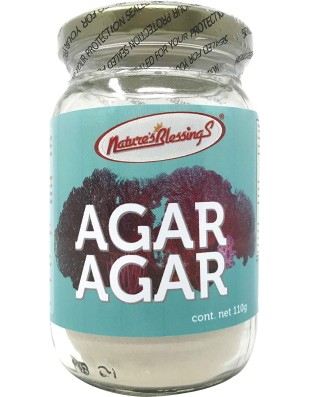 Agar Agar Remplazo getaltina vegana en Polvo Puro de Alga  110g