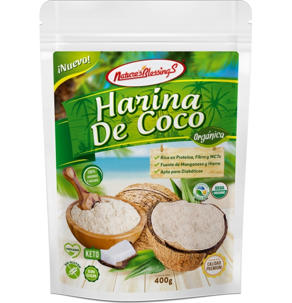 Harina de Coco Organica 400g