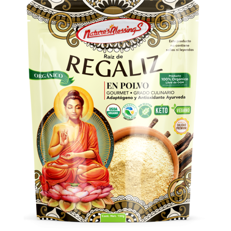 Regaliz en polvo organico puro150g