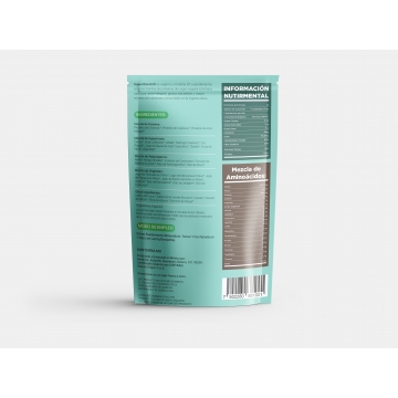 Mezcla de 30 Superfoods, Adaptógenos y Probióticos,proteína, Orgánica , Sabor Chocolate Cremoso,350g