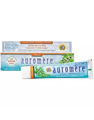 Pasta de Dientes Ayurveda con 24 hierbas y  Neem 117g Clasica de Regalíz