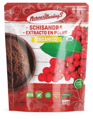 Schisandra organica extracto en polvo 100g