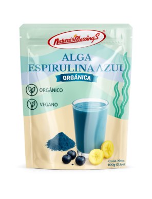 Alga Espirulina Azul Orgánica 100g (ficocianina)