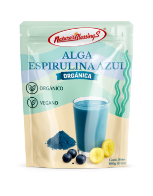Alga Espirulina Azul Orgánica 100g (ficocianina)