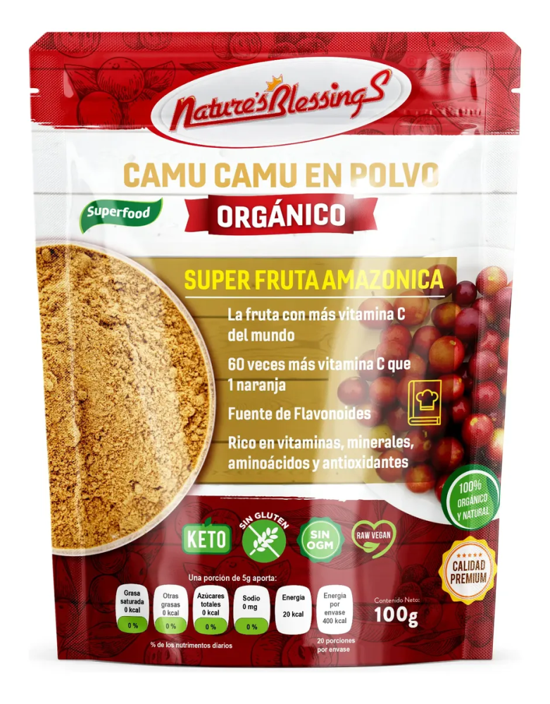Camu Camu en polvo Orgánico 100g