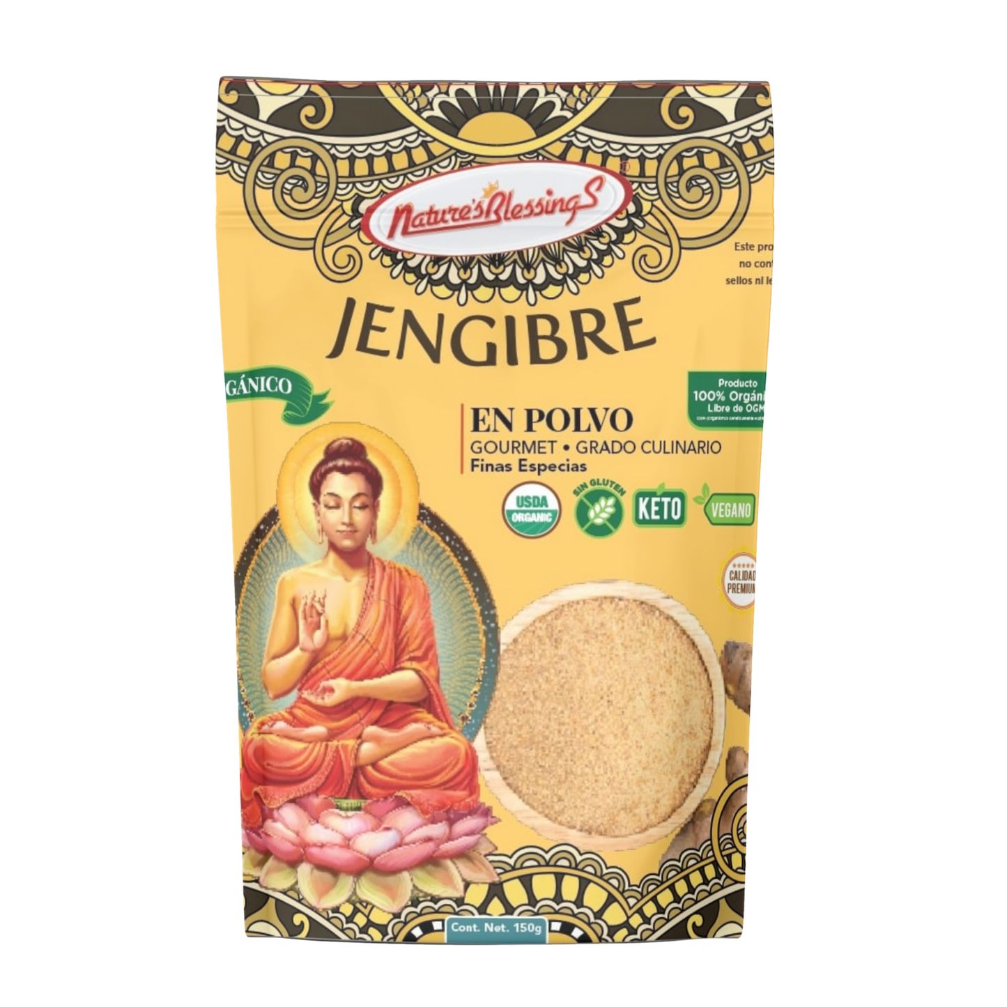 Jengibre Organico en Polvo 150g