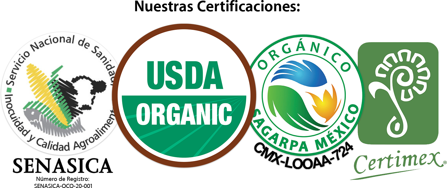 certificaciones de productos orgánicos nature's blessings